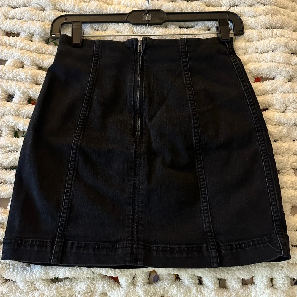 Free People Denim Black Skirt - Picture 4 of 6